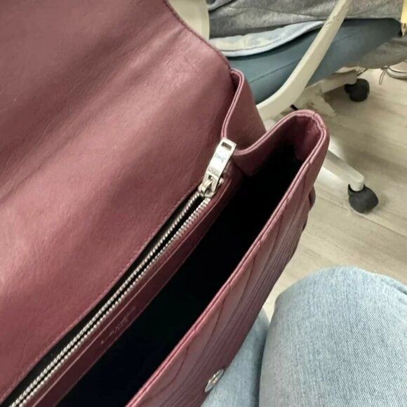 100%  Authentic Yves Saint Laurent Large Matelasse Shoulder Bag - Picture 15 of 16